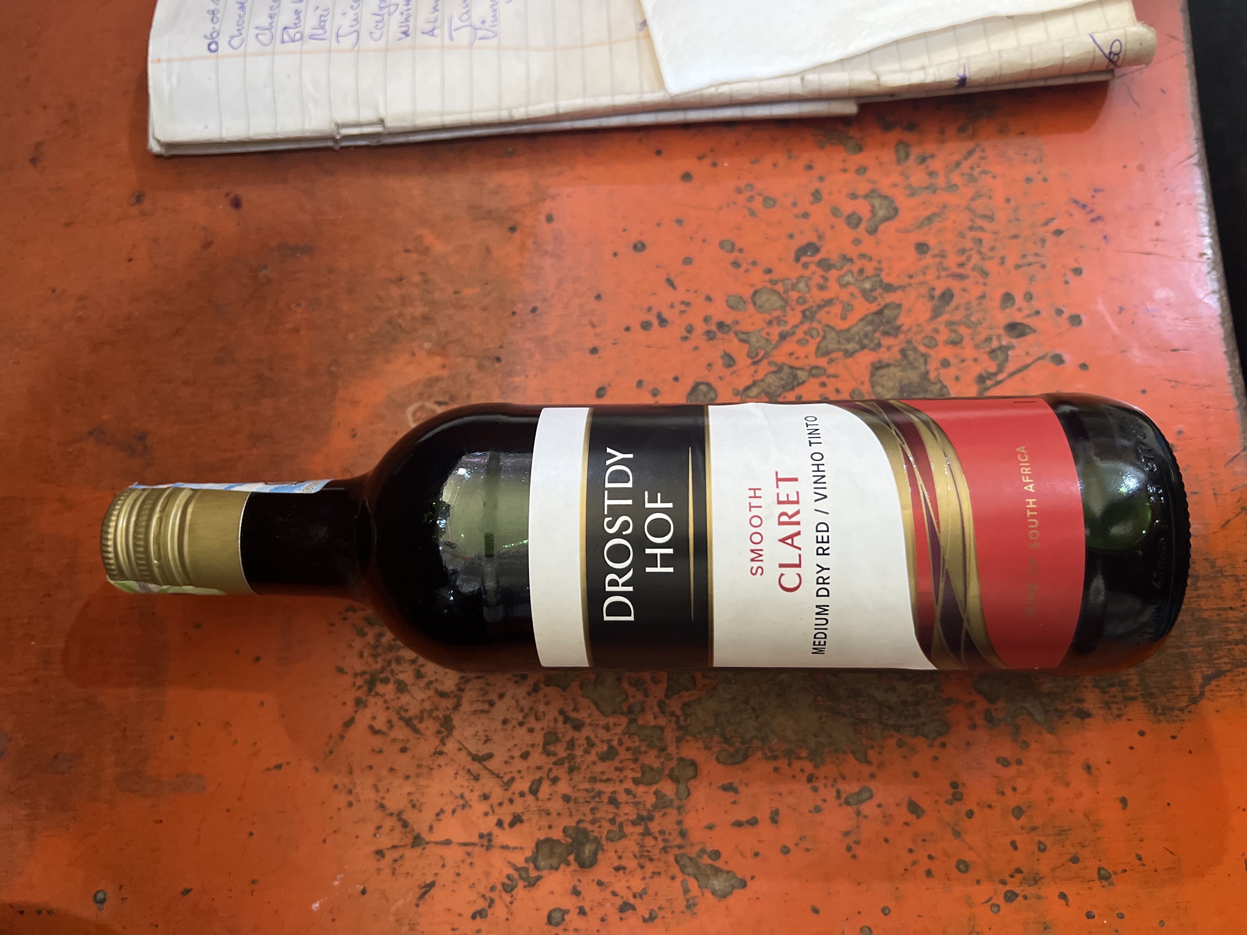 Wine Drostdy hof medium dry red 375 ml